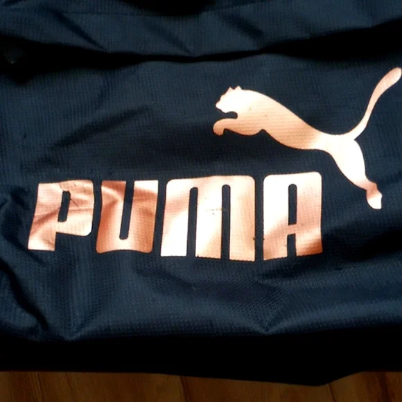 Puma Black Backpack With Copper Logo - Picture 3 of 7